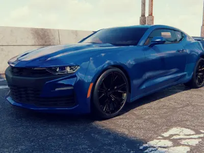 camaro 2020 3D model