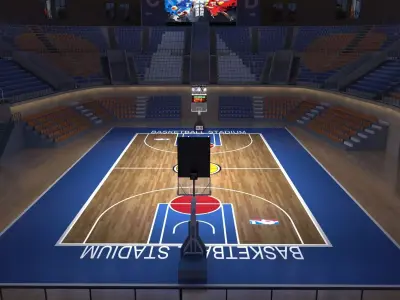 Basketball arena 3D model