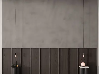 206 wall composition 05 bedroom headboard kit 02 3D model