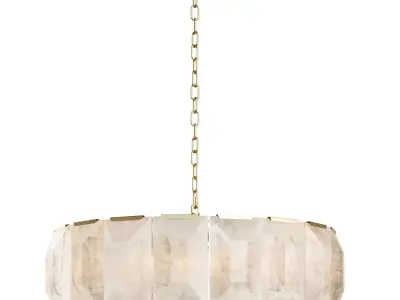 Harlow Calcite Round Chandelier 43 3D model