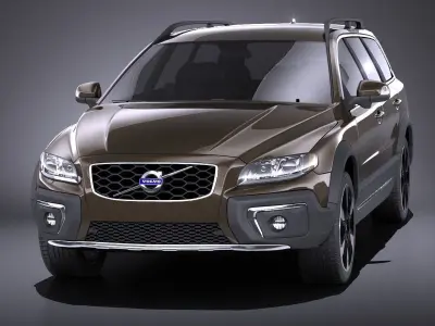 VOLVO XC70 2014 VRAY 3D model