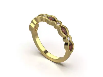 ring code 185 3D print model
