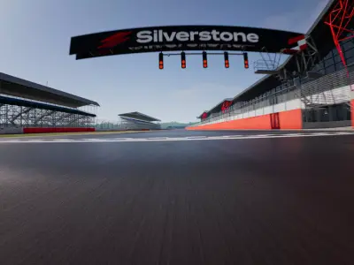 Silverstone Track 3D model