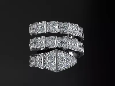 Bvlgari Ring 3D print model 3