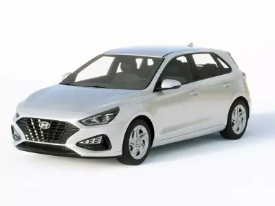 Hyundai i30 Hatchback 2021 3D model