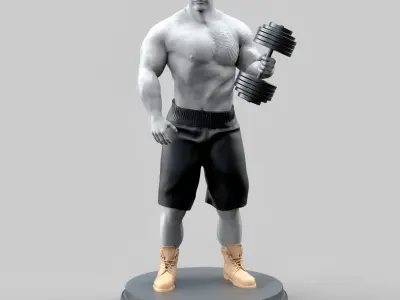  The Rock 3D Printable 3D print model