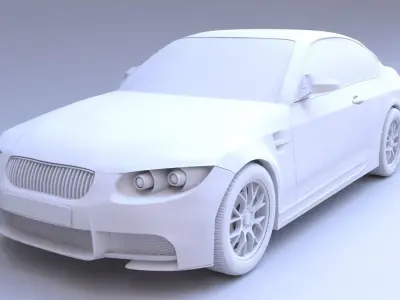 Concept sports car 3D model