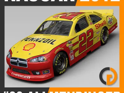 Nascar 2012 Cars - Penske Racing Team 3D model