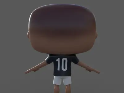 Kylian Mbappe 3D model 3D model