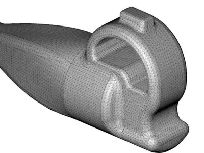 Stylish Vacuum Cleaner 3D print model