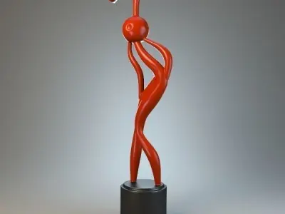 Sculpture Harlequin 3D model