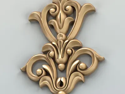 Decor vertical 022 3D model