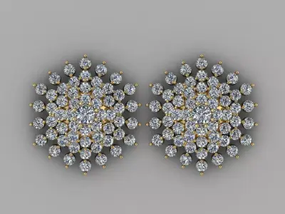 27 Earring Collection  3D print model