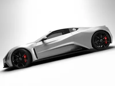 Zenvo ST1 Race Car 3D model