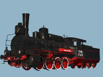 OV Steam Locomotive  3D model