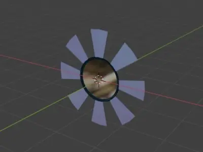 Mirror Decoration with Gradient Effect 3D model