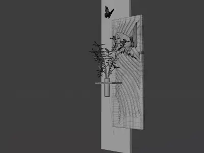 CanvasPanel wall decor 3D model