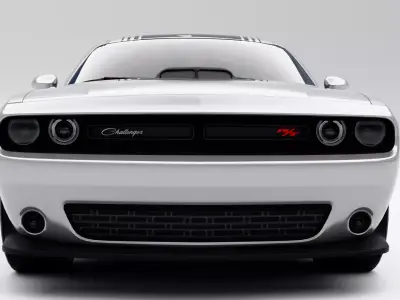 Dodge Challenger 392 HEMI Scat Pack Shaker Low-poly 3D model