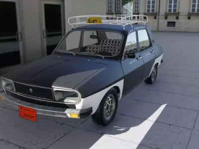 renault 12 Taxi cairo lumion 8 3D model