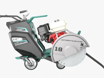 Concrete Cutter 3D model