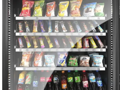 Unicum Rosso Large Foodbox TOUCH TO GO  3D model