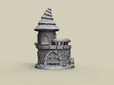 DRAGON HOUSE 3D print model