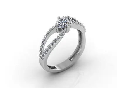 Mini Set Ring Pendant Earrings STL 3DM Womens Jewelry 3D print model