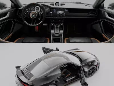 Porsche 911 Stinger GTR 3D model