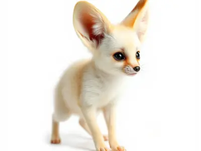 Fennec Fox D Model Pack for Animation and Games Low-poly 3D model