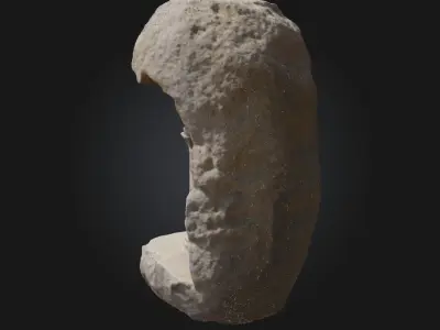Gothic Arch Fragment  Echoes of a Sacred Past 3D model