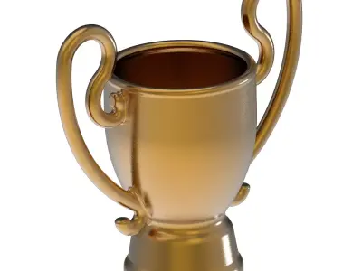 Premium Championship Trophy 3D print model