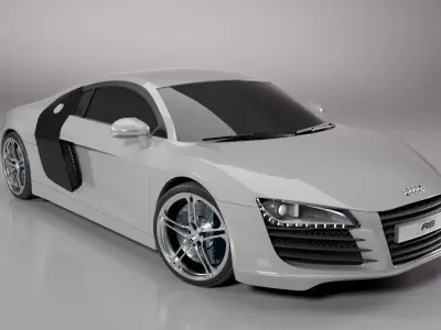 Audi R8 2008 3D model