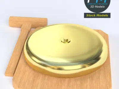 Boxing bell 1 3D model