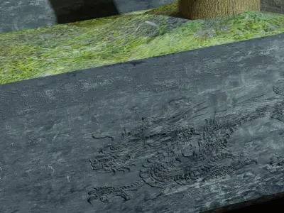 Tree in pot bonsai 3D model Blender file Free 3D model