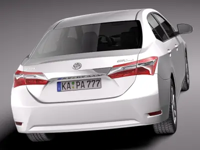 Toyota Corolla EU-Version 2014 3D model