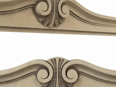 Crown pattern 3D model