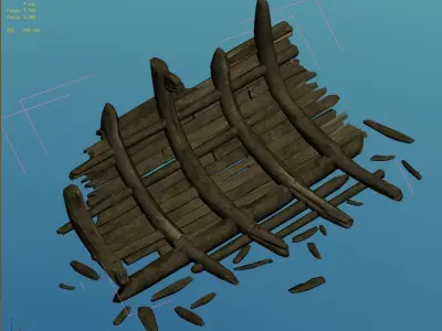 Game Shipwreck - Wreck Wreck 05 3D model