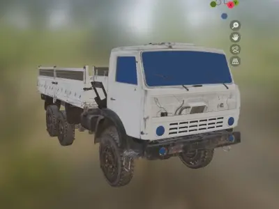 Cargo Truck Low-poly 3D model by ndt5292 from CGTrader