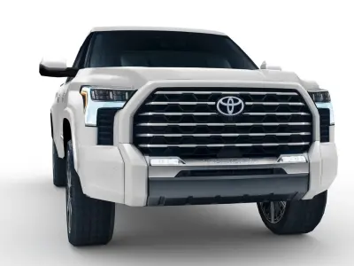 Toyota Tundra Capstone 2022 Low-poly 3D model