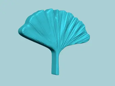 Ginkgo Leaf - Molding Artificial EVA Craft 3D print model