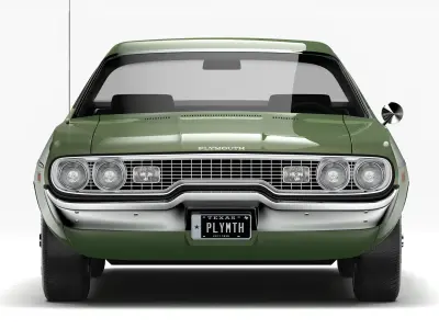 Plymouth Satellite Custom 1971 3D model