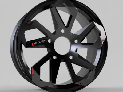 CAR WHEEL 002 3D model