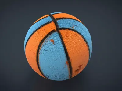 Dog ball Low-poly 3D model