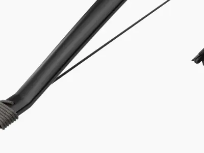 Bow with arrow plastic  3D model