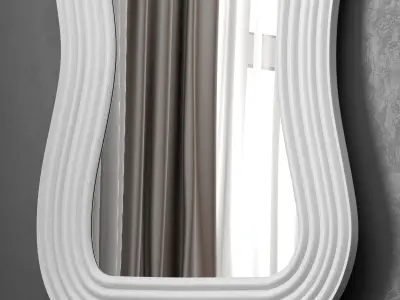 Gwen mirror with 3 materials 3D model