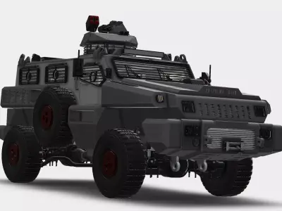 Paramount Marauder - Zombie Apocalypse Version 3D print model