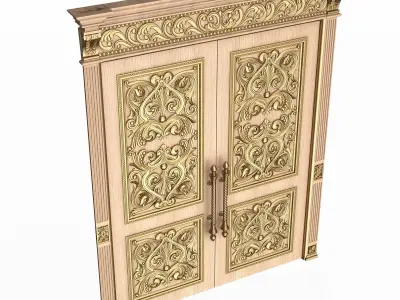 Doors Collection 0203 Low-poly 3D model