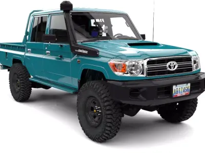 TOYOTA LAND CRUISER STOKS SIN BUCHES Low-poly 3D model