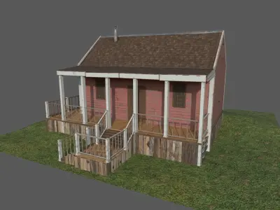 old house Free 3D model shop