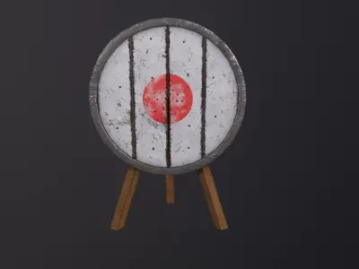 Target 3D Model Low-poly 3D model
